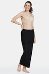 Zivame All Day Flared Mermaid Reversible Saree Shapewear - Persimmon Orange N Jet Black — thumbnail 8